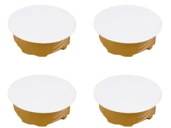 Markenlos Runde Möbelverbinder - White< Eckverbinder