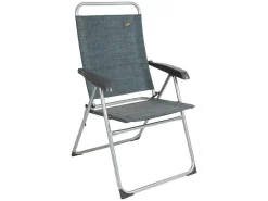 Safarica Islander Klappstuhl - Carbonica Silber< Campingstühle Mit Verstellbarer Rückenlehne|Klappstühle