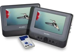 Salora Fernseher-DVP7048TWIN Tragbarer DVD-Player