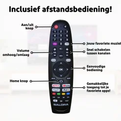 Salora Fernseher-FOD32HV 32-Zoll Smart Fernseher