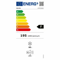 Salora Kühlschränke^47FRT60WH Tischgefrierschrank - Weiß