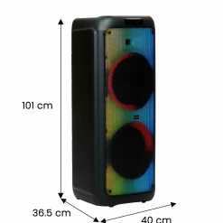 Salora Lautsprecher^PARTYBOX1200 kabelloser Lautsprecher mit LED-Beleuchtung