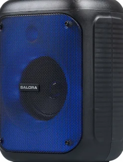 Salora Lautsprecher^PARTYBOX100 Partylautsprecher mit Lichtshow