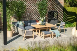 Garden Impressions Lounge Sets-Santos Lounge-Dining Set-5tlg-Links-acacia
