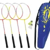 Markenlos Badminton & Tennis-Schildkrot Fun Sports 4 Spieler Badmintonset