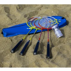 Markenlos Badminton & Tennis-Schildkrot Fun Sports 4 Spieler Badmintonset