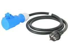 AS Schwabe Cee Adapter-Schuko auf CEE Kupplung Adapterkabel