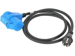 AS Schwabe Cee Adapter-Schwabe Schuko auf CEE Winkelkupplung Adapterkabel