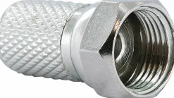 Schwaiger Tv Kabel & Stecker-4 x 7,3 mm F-Aufdrehstecker Set