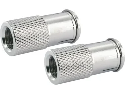 Schwaiger 2 x 7 mm F-Quick-Aufdrehstecker< Tv Kabel & Stecker
