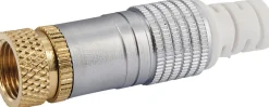 Schwaiger Tv Kabel & Stecker-2 x 7 mm HQ F-Aufdrehstecker
