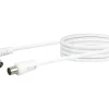 Schwaiger abgewinkeltes Koaxial Anschlusskabel - 5 Meter< Tv Kabel & Stecker