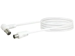 Schwaiger Tv Kabel & Stecker-abgewinkeltes Koaxial Anschlusskabel - 1,5 Meter