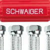 Schwaiger Tv Kabel & Stecker-ADH14 satz von 4 F-Stecker mit Aufdrehhilfe