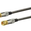 Schwaiger Tv Kabel & Stecker-Black F-Stecker Satellitenkabel - 1,5 meter
