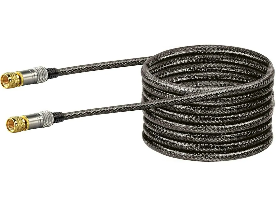 Schwaiger Tv Kabel & Stecker-Black F-Stecker Satellitenkabel - 10 meter