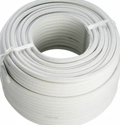 Schwaiger 3-fach geschirmt weiße 50 meter Koaxialkabel< Tv Kabel & Stecker