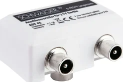 Schwaiger Tv Kabel & Stecker-2-fach TV Aufsteckverteiler