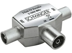 Schwaiger Tv Kabel & Stecker-2-fach TV Verteiler