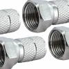 Schwaiger Tv Kabel & Stecker-FST8204 241 8,2 mm F-Aufdrehstecker Set