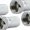 Schwaiger Tv Kabel & Stecker^FST7004 7 mm Satz mit 4 F-Steckern