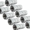 Schwaiger Tv Kabel & Stecker-FST6510 6,5 mm Satz von 10 F-Stecker