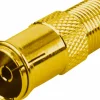 Schwaiger Tv Kabel & Stecker-GOUST9320 Vergoldeter F-Adapter