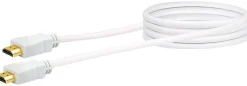 Schwaiger Tv Kabel & Stecker^HDM0150 1,5 Meter weißes High Speed HDMI-Kabel mit Ethernet