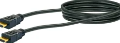 Schwaiger Tv Kabel & Stecker-HDMHD15 1,5 Meter schwarzes HDMI-Kabel mit Ethernet