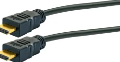 Schwaiger Tv Kabel & Stecker-HDMHD15 1,5 Meter schwarzes HDMI-Kabel mit Ethernet
