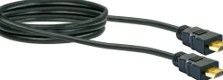 Schwaiger Tv Kabel & Stecker-HDMHD15 1,5 Meter schwarzes HDMI-Kabel mit Ethernet
