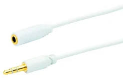 Schwaiger Tv Kabel & Stecker-KHA5031 1,5 Meter weißes Audio-Verlängerungskabel