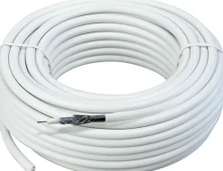 Schwaiger Tv Kabel & Stecker-KOX810 10 meter Weißes Sat Koaxialkabel