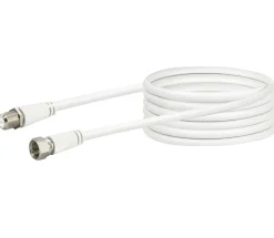 Schwaiger Tv Kabel & Stecker^KVCVHQ50 5 Meter weißer SAT Verlängerungskabel