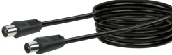 Schwaiger Tv Kabel & Stecker^KVK250 5 meter IEC schwarzes Antennenkabel
