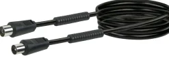 Schwaiger Tv Kabel & Stecker-KVKF30 3 Meter 90dB Schwarzes Anschlusskabel