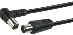 Schwaiger Tv Kabel & Stecker-KVKW30 3 Meter Schwarzes Winkelantennekabel
