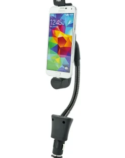 Schwaiger Chassiszubehör-LHSA300M Micro USB Schwanenhals Smartphone Halterung