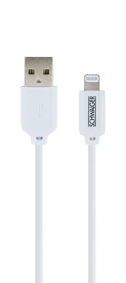 Schwaiger Tv Kabel & Stecker-LKF200L 2 Meter weißes Apple Lightning Kabel