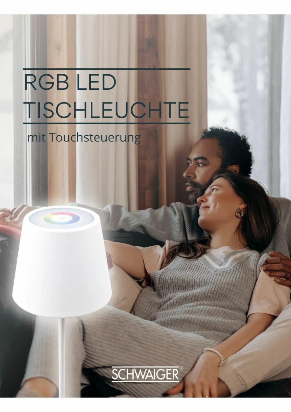 Schwaiger Lichterketten|Lichterketten-OTL200 weiße LED Tischleuchte