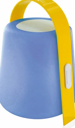 Schwaiger Campinglampen Aufladbar|Campinglampen Aufladbar-RGB LED Leuchte mit Bluetooth Lautsprecher