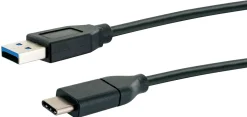 Schwaiger Type C Sync & Ladekabel 50 cm< Tv Kabel & Stecker