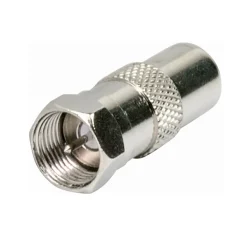 Schwaiger UEST9310 F-Stecker/IEC-Stecker Adapter< Tv Kabel & Stecker