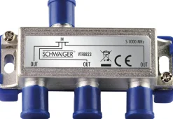 Schwaiger Tv Kabel & Stecker^VTF8823 3-fach 6,5 dB Kabelverteiler
