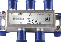 Schwaiger Tv Kabel & Stecker-VTF8824 4-fach 8 dB Verteiler