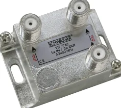 Schwaiger Tv Kabel & Stecker^VTF776 2-fach 4 dB Verteiler