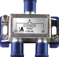 Schwaiger Tv Kabel & Stecker^VTF8822 2-fach Klasse A Verteiler