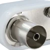 Schwaiger Tv Kabel & Stecker^weiße IEC-Winkelbuchse