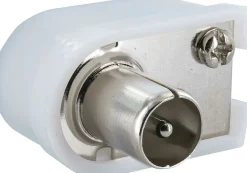 Schwaiger Tv Kabel & Stecker^weißer IEC-Winkelstecker
