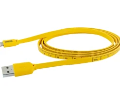 Schwaiger Tv Kabel & Stecker-WKL10 1,2 meter gelbes Apple Ladekabel